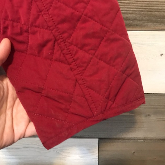 Appleseed’s Petites ⚜️ Red Quilted Jacket - Picture 10 of 12